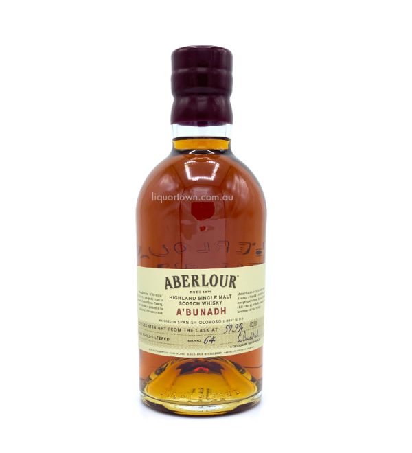 Aberlour A'Bunadh Batch 64 Single Malt Scotch Whisky 700mL 59.9%