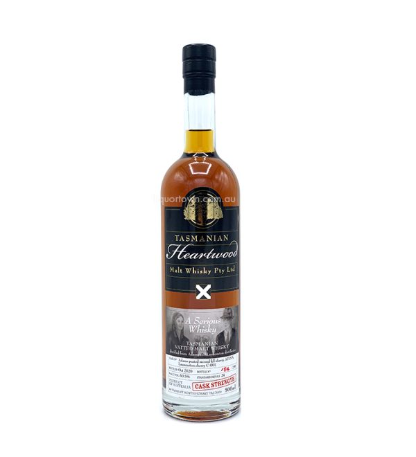 Heartwood A Serious Whisky Cask Strength Vatted Malt Tasmanian Whisky 500ml 60.5%