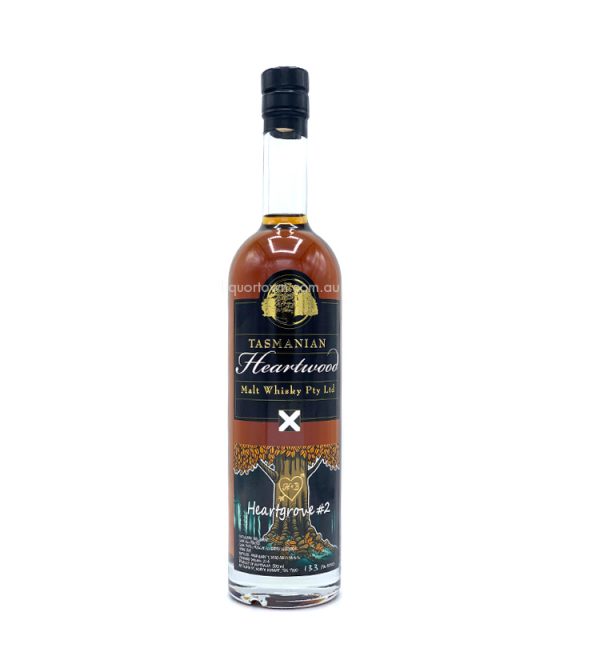 Heartwood Heartgrove #2 Cask Strength Rye Tasmanian Whisky 500ml 54.4%