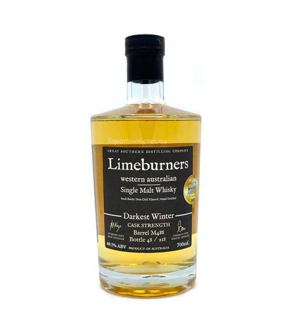Limeburners Darkest Winter Australian Single Malt Whisky M488 700ml 69.5%
