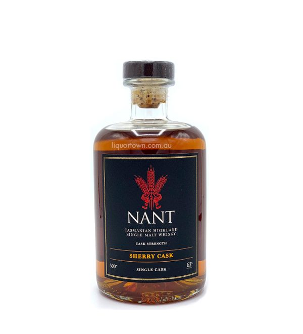 Nant Sherry Cask Strength Tasmanian Single Malt Whisky 2019 Release 500ml 63%