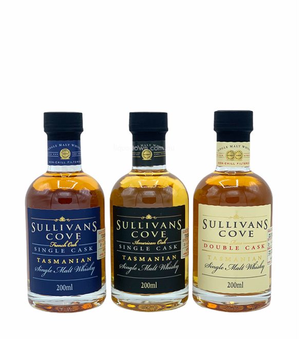 Sullivans Cove Single Malt Tasmanian Whisky Trio Pack 3 x 200ml
