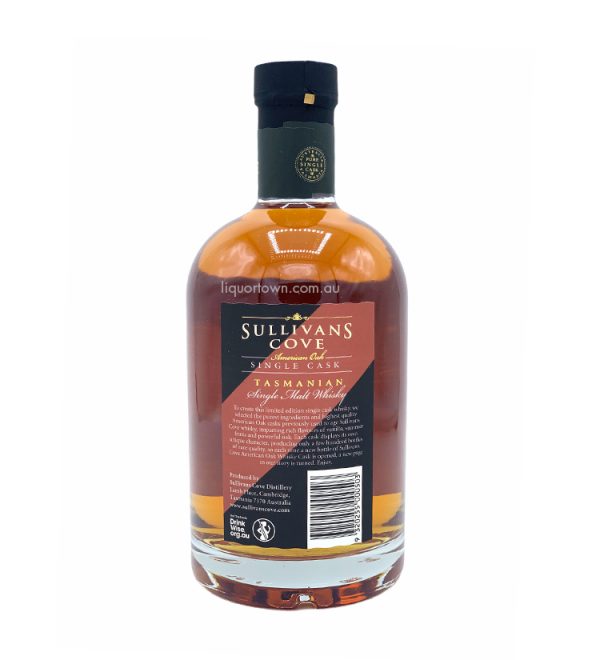 Sullivans Cove American Oak Refill Single Malt Tasmanian Whisky 700ml 46.9%