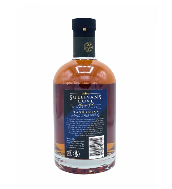 Sullivans Cove American Oak Tawny Cask Single Malt Tasmanian Whisky 700ml 47.6%