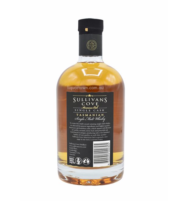 Sullivans Cove American Oak Single Malt Tasmanian Whisky 700ml 47.5%