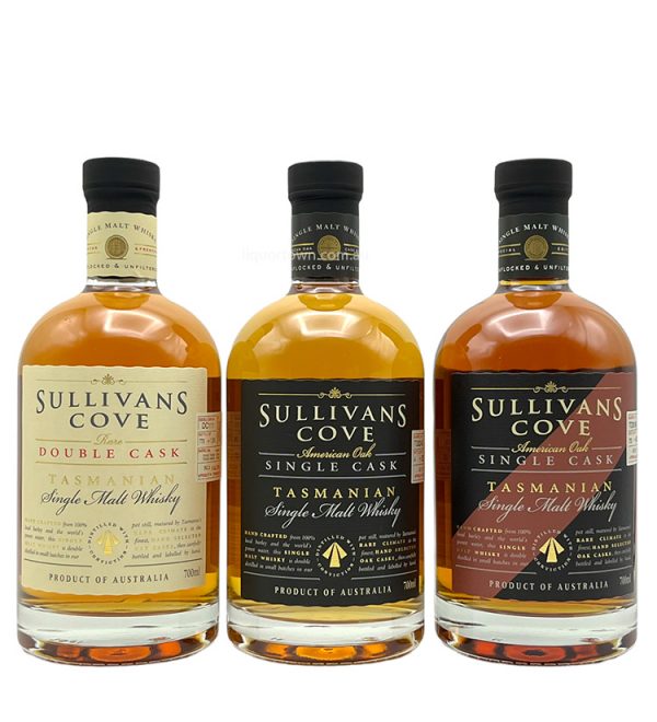 Sullivans Cove Trilogy Rare Double Cask + American Oak + American Oak Refill Whiskies
